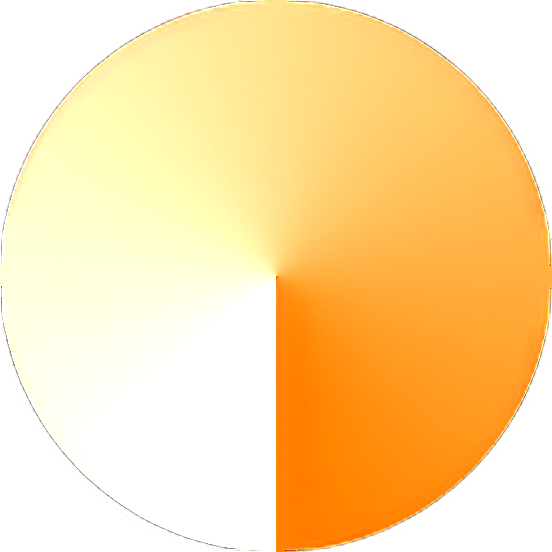 Orange Gradient Circle