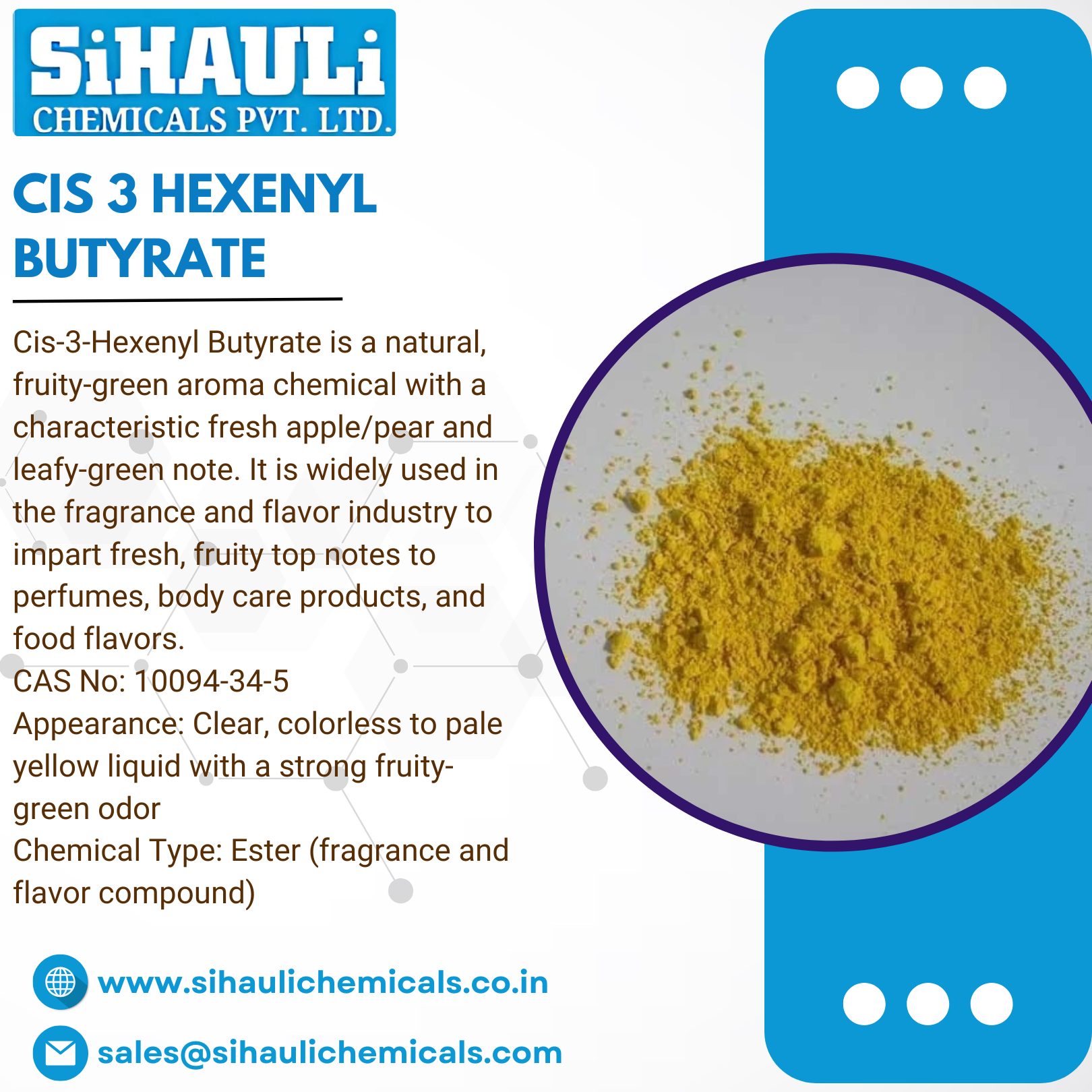CIS 3 Hexenyl Butyrate