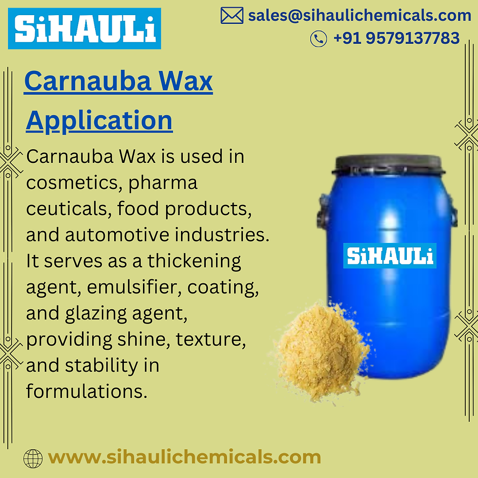 Carnauba Wax