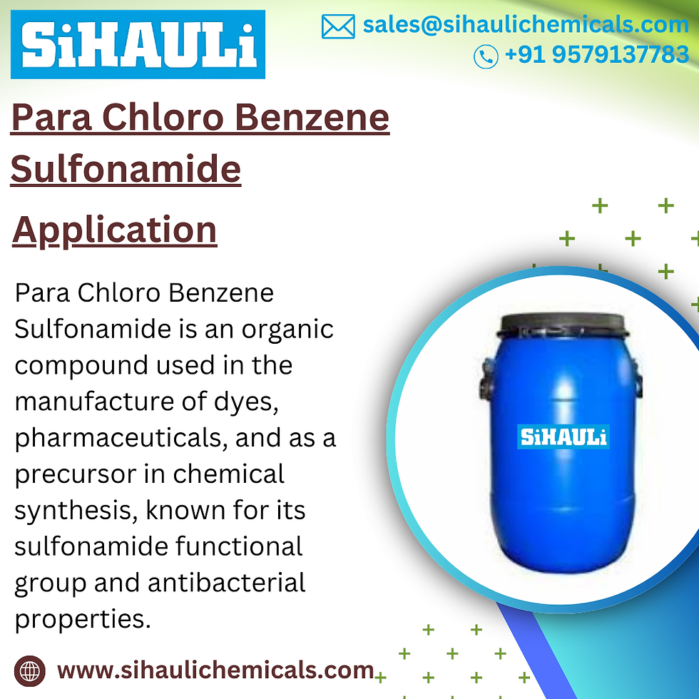 Para Chloro Benzene Sulfonamide