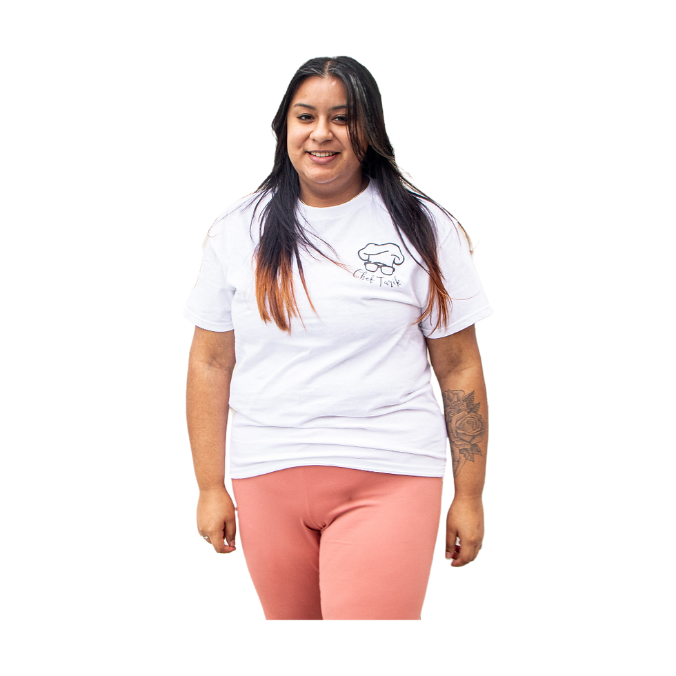 Thumbnail: White Tee with Black Logo | Chef Tarik Co.