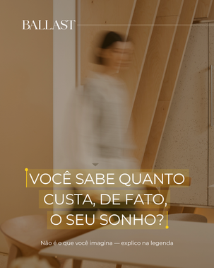 Quanto custa o seu sonho?