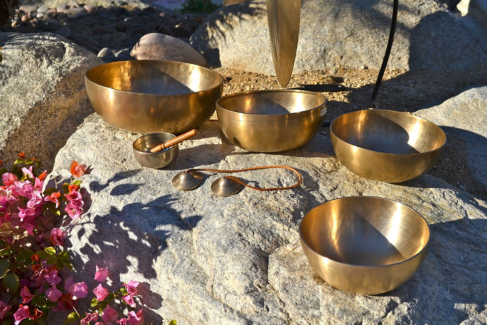 Vivência de Sons Taça Tibetanas