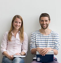 Smiling College Students