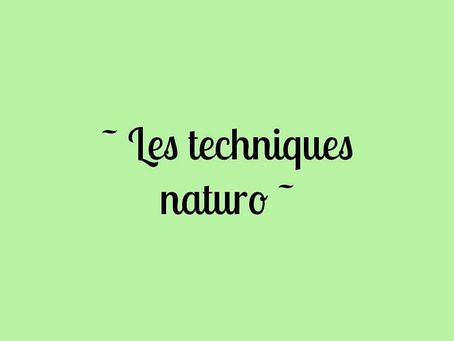 🌱 Les techniques naturopathiques