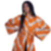 Kimono Dina bogolan orange