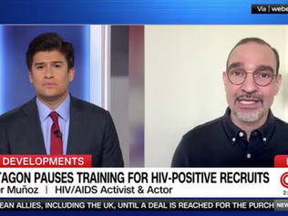 Javier Muñoz on CNN: Military Bans on Recruits Living with HIV Will Fuel Discrimination — Proposed Federal Cuts to HIV Funding Will End in Death