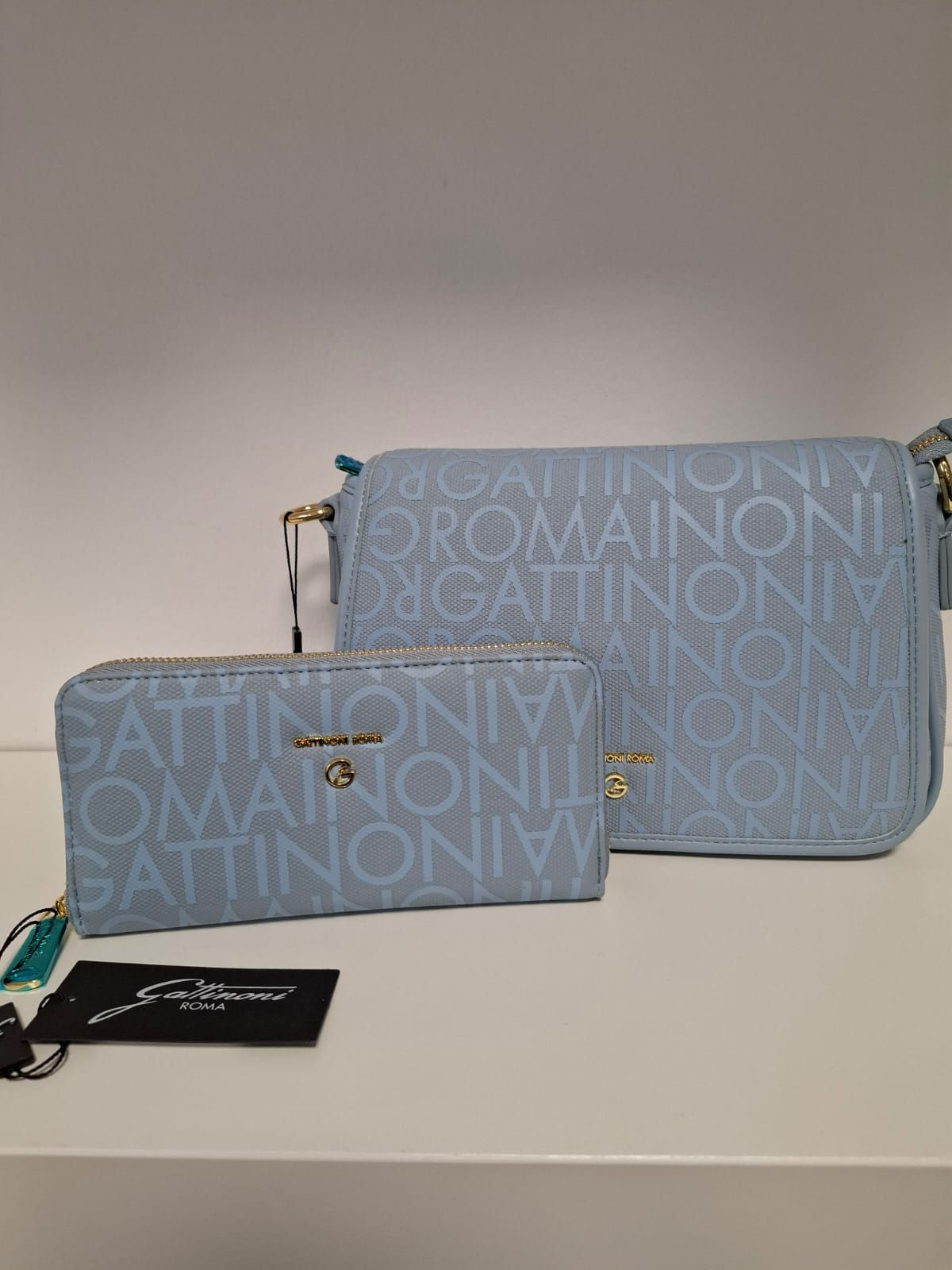 Borsa a spalla + Portafoglio Gattinoni