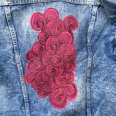 Handprinted, Screenprint, screen printed fashion, textile, Groningen, hand gedrukt, prints, zeefdruk, screenprint