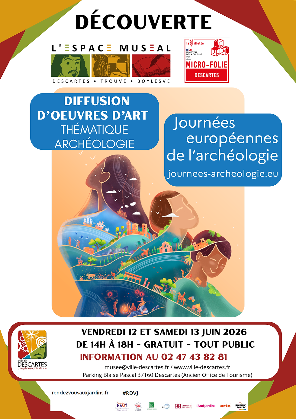 Journées européennes de l'archéologie à la Micro-Folie de Descartes !