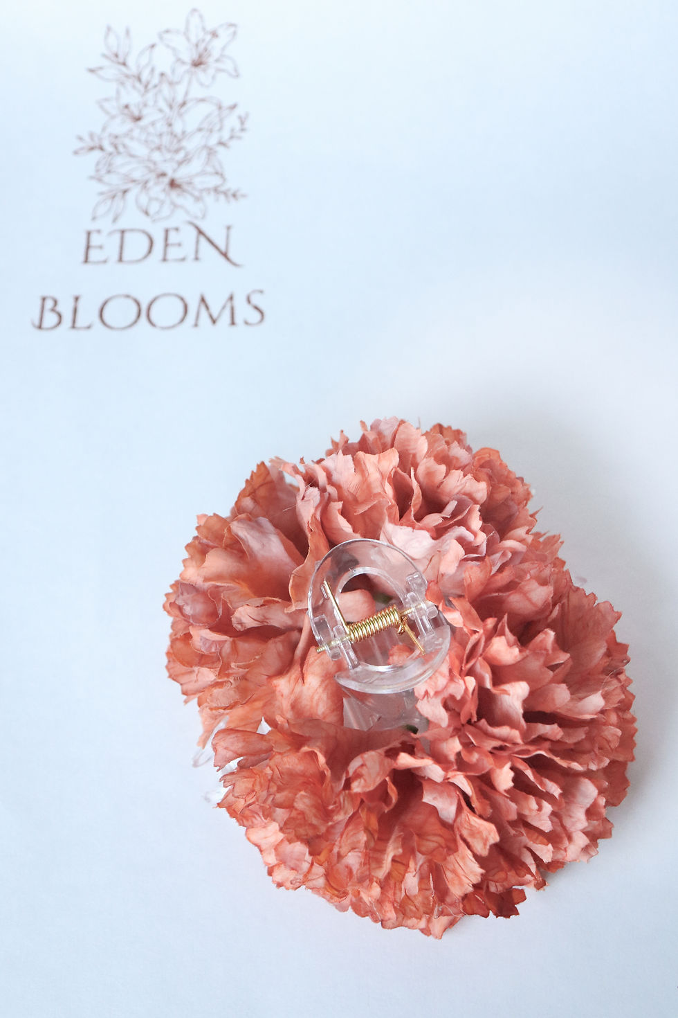 Thumbnail: Caramel Carnation Hair Clip