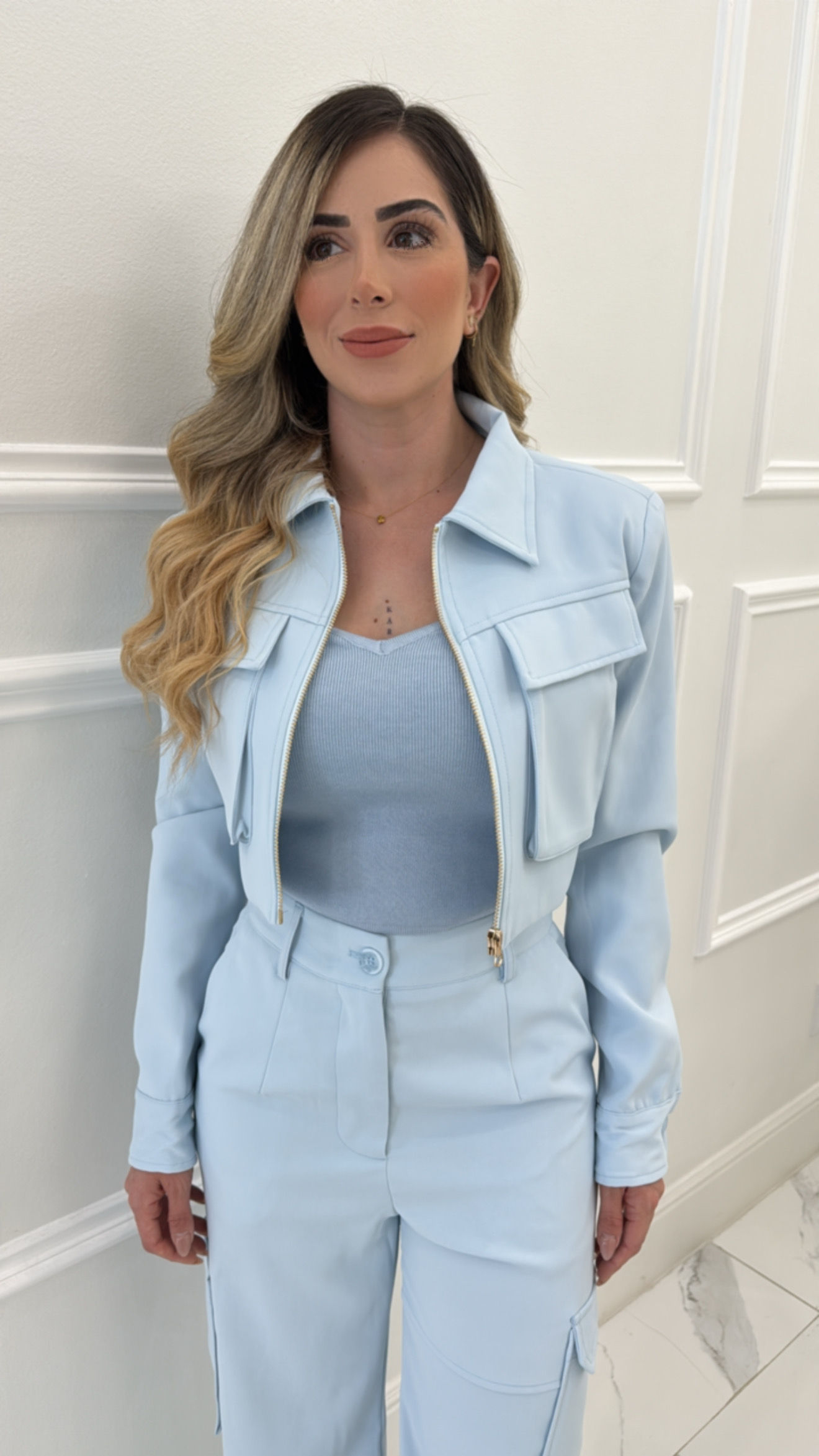 Zailon Blue Top