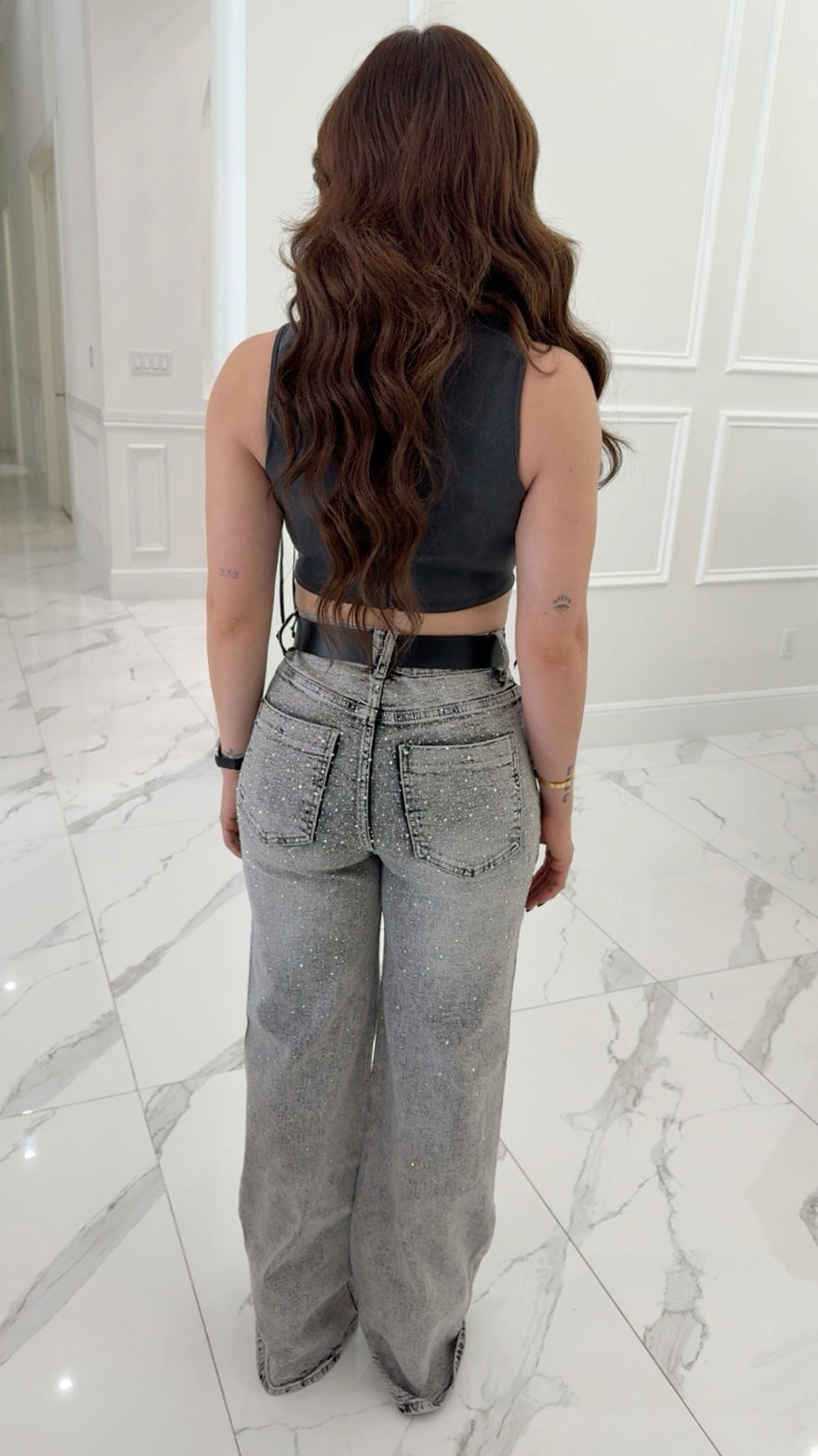 Thumbnail: Hema 2 Grey Rhine High Pants 