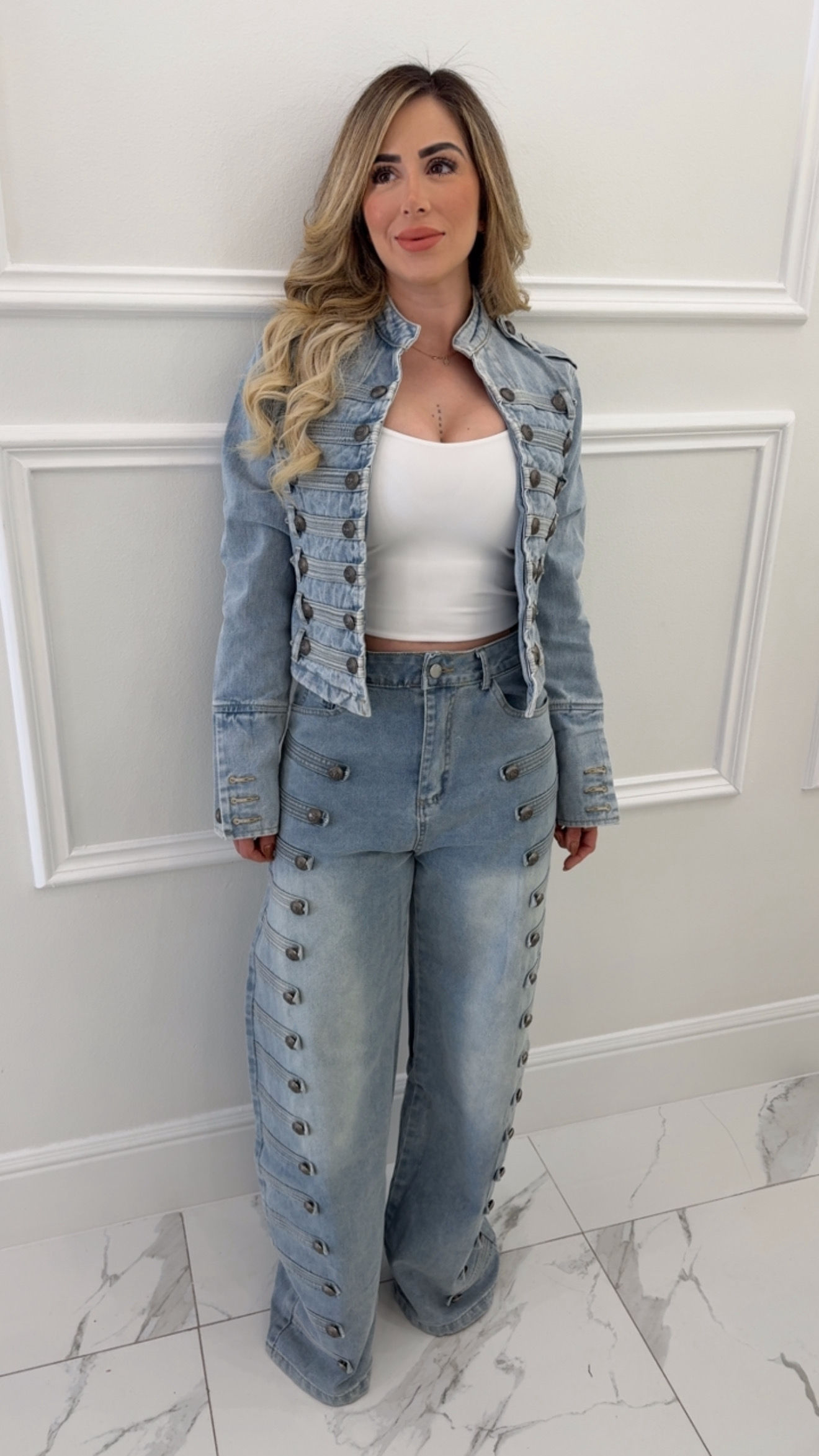 Bronti Lt Blue Pants
