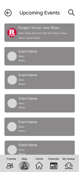 Map - Upcoming Events