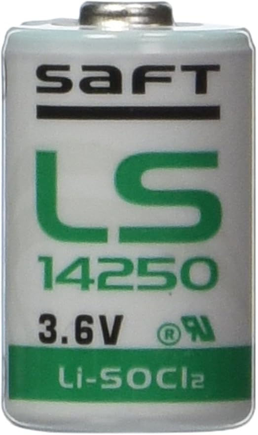 Saft LS-14250 1/2 AA 3.6V Lithium Primary Battery for Mac Computers (2 Pieces)