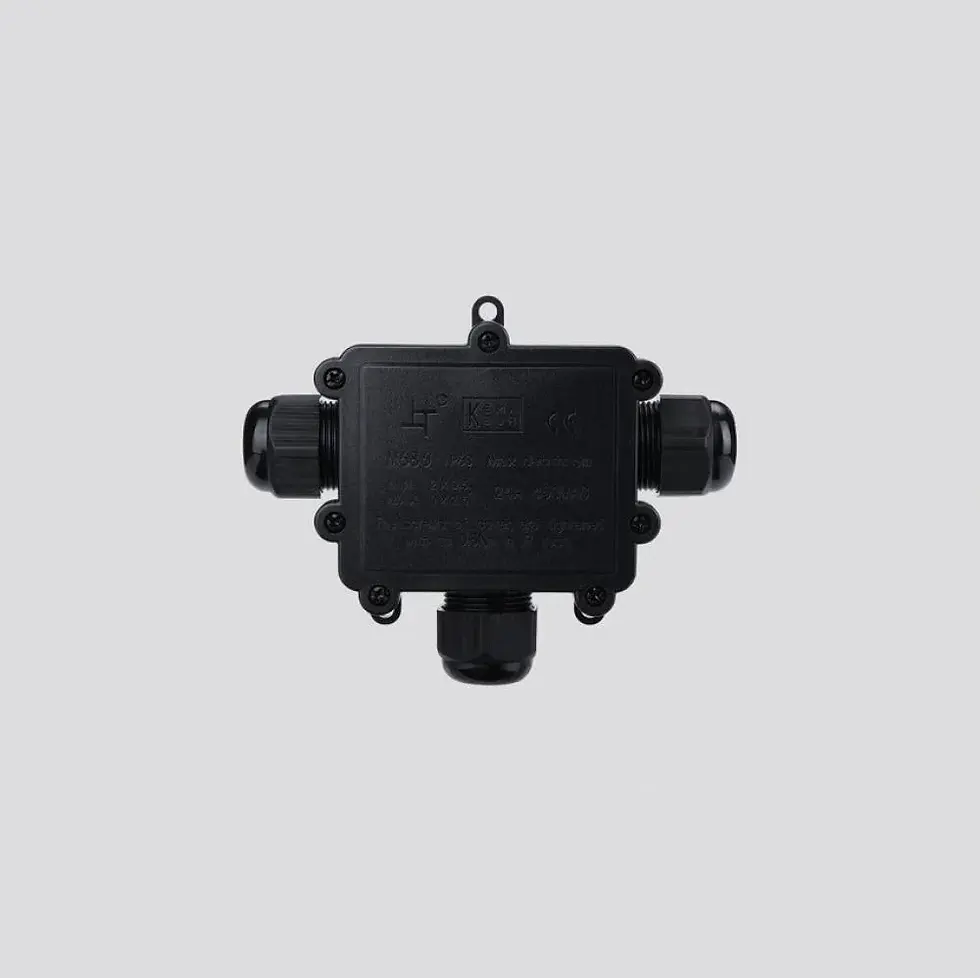 Waterproof electrical connector 3 directions protection degree 68
