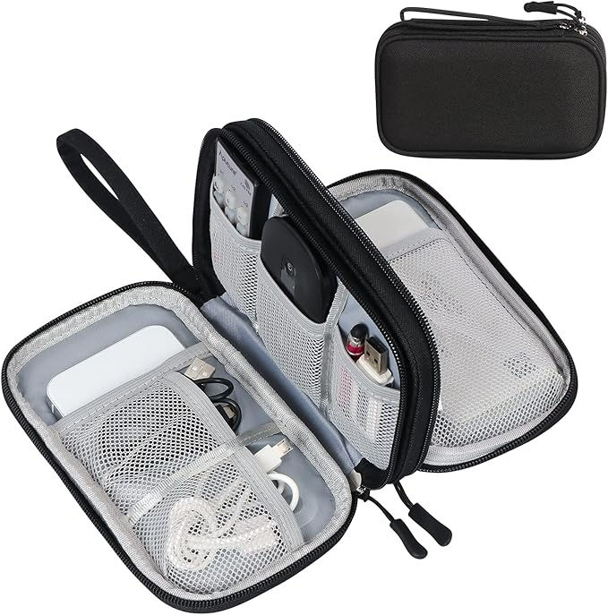 FYY Electronic Organizer, Travel Cable Organizer Bag Pouch Electronic Accessorie