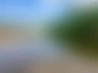 calm green river water on a beautiful sunny day, reflections of clouds and jungle on the water