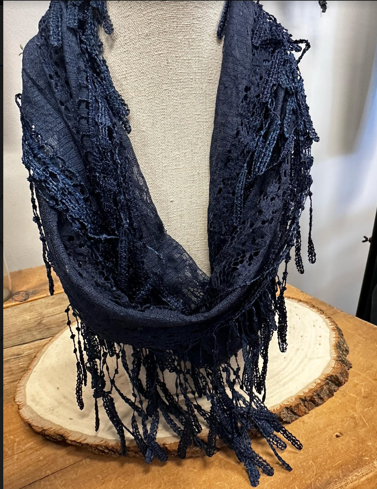Lace Infinity Scarf