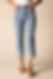 Cuffed Embroidery Jeans by HABITAT