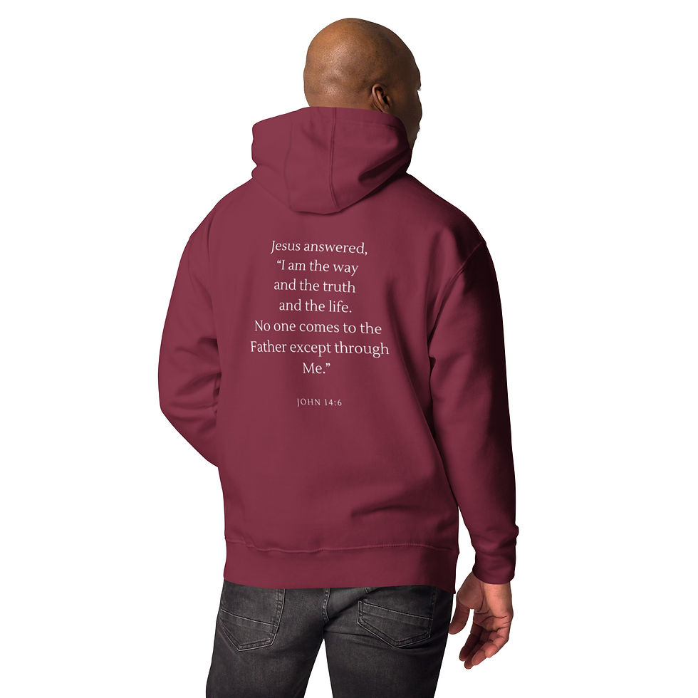 Thumbnail: John 14:6 Unisex Hoodie