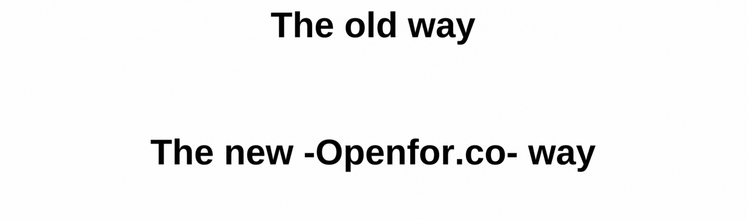 Old vs New way how to levarage partnerships openforco - graphic for website (1).gif