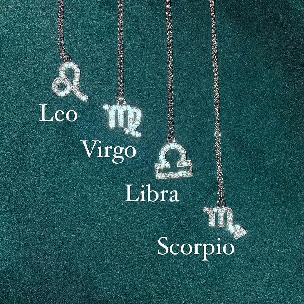 Miniatyrbilde: Zodiac sign smykke