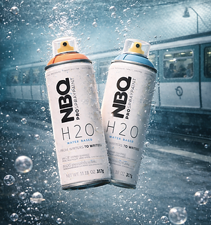 NBQ H20 400ml Water Based Spray Paint