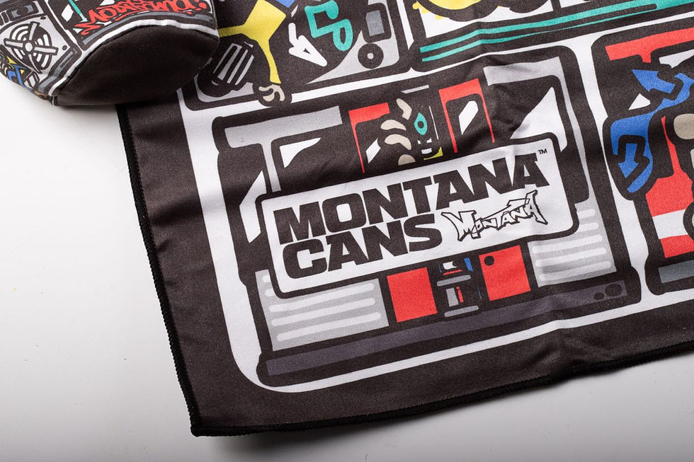 Thumbnail: Montana Beach Towel - Traffic Jam by Bobby Analog