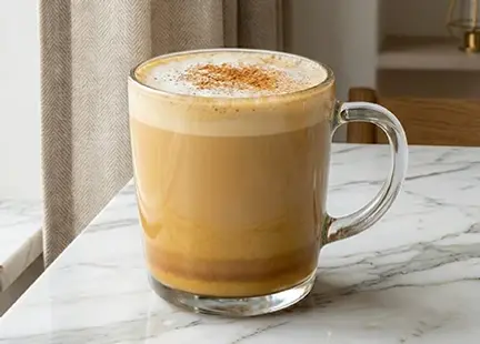 Dirty Chai drink
