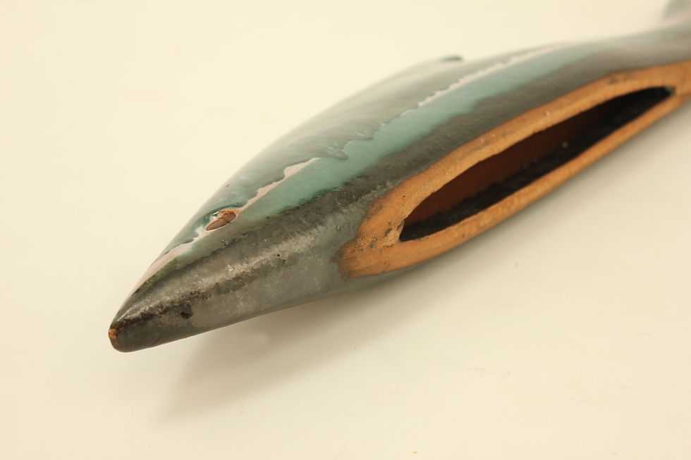 Miniatura: Fish statuette/Ryba keramika
