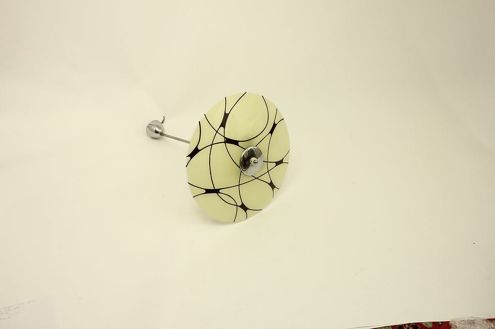 Miniatura: Ceiling plate lamp/Lustr talíř
