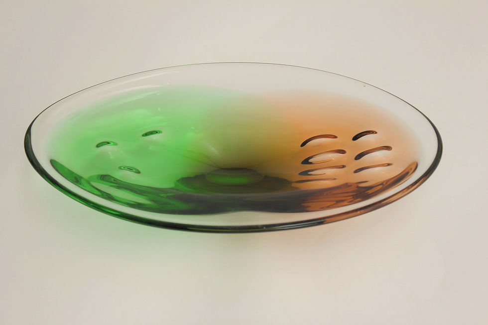 Miniatura: Heavy glass bowl/Mísa hutní sklo