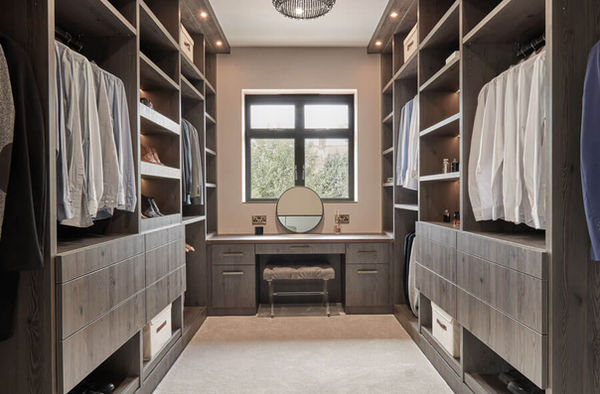 Steel modular wardrobe