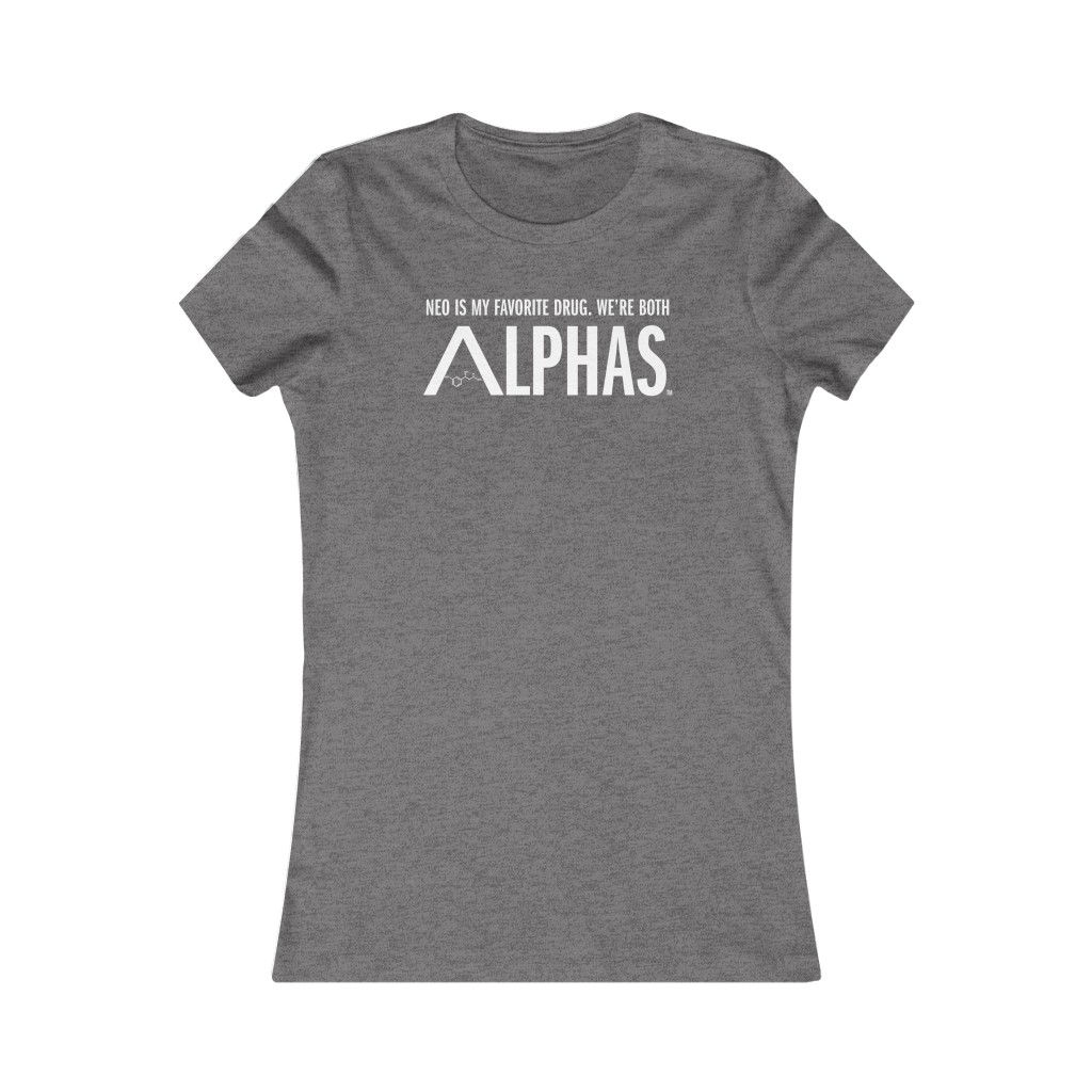 Copy of Women's Favorite Alpha Tee (White lettering)