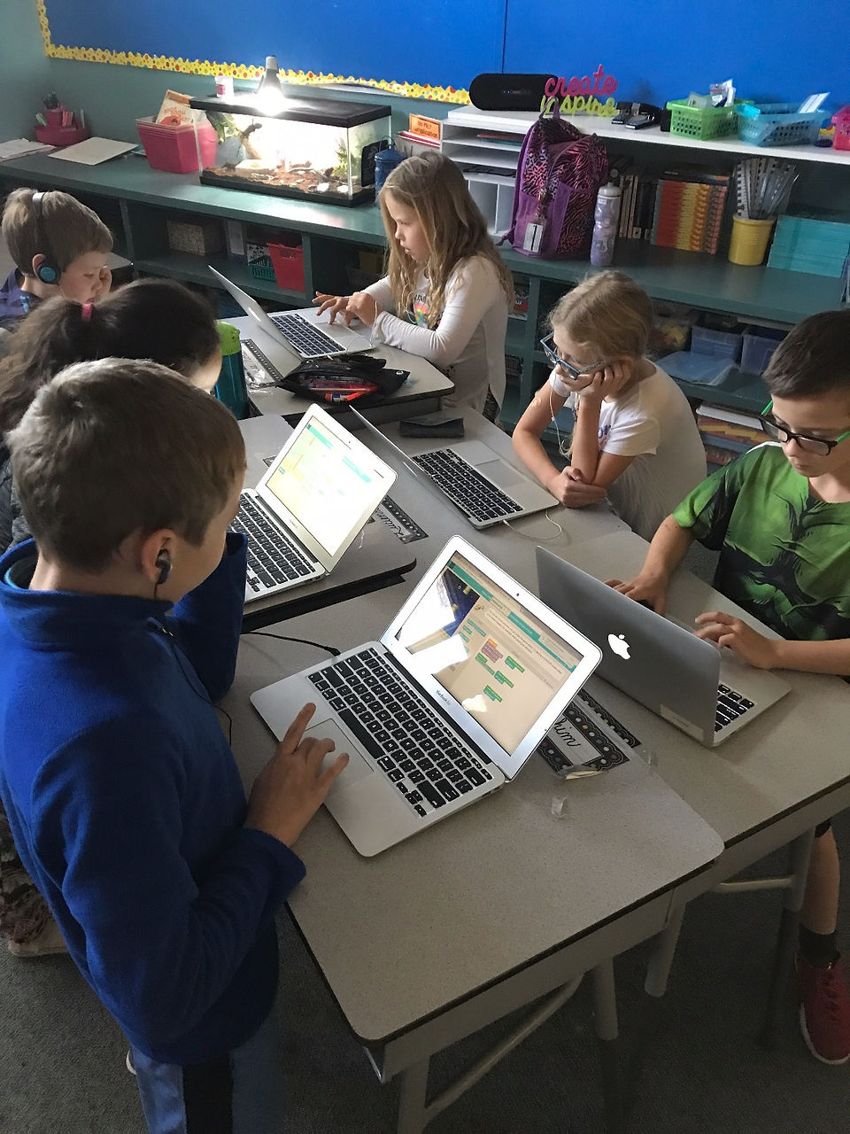 Student coding
