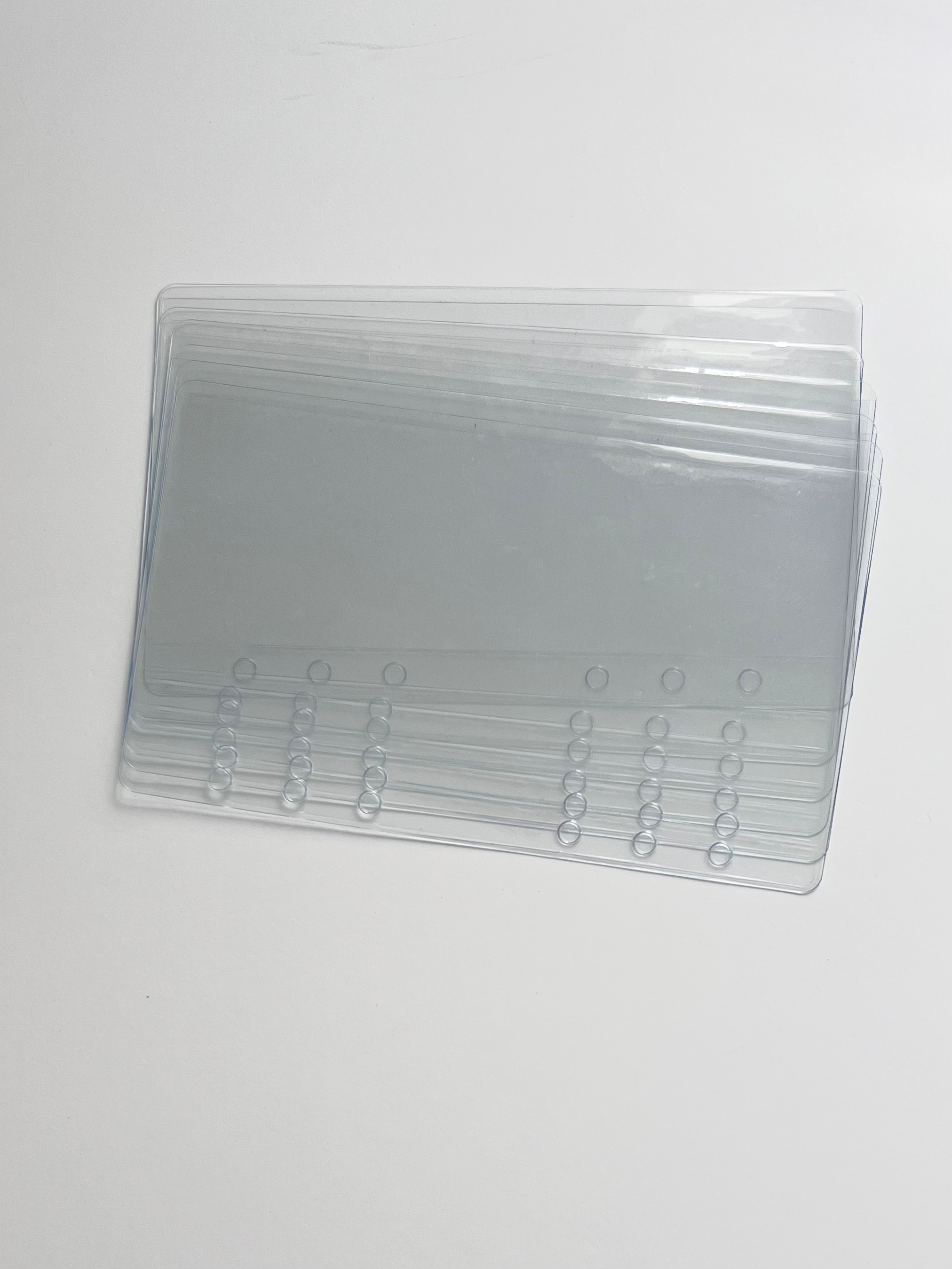 Clear Non-zipper Envelopes - A6 (Set of 6)