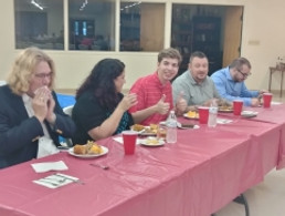 Bro. James Arnold, wife Donna, son Bro. Douglass Arnold, Bro. Michael Spence, Bro. Shawn H