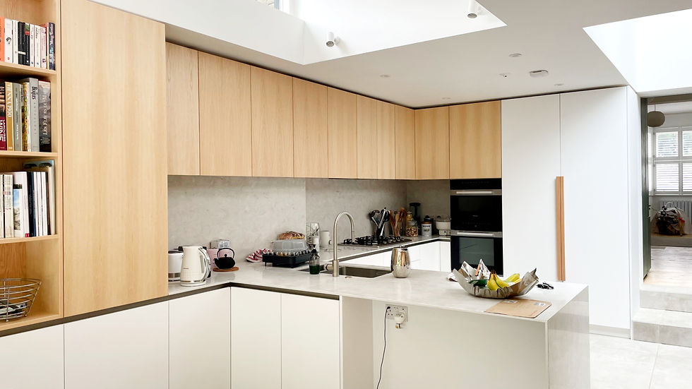 PURE MINIMALIST KITCHEN IN SAH AND WHITE, Forest Gate, London