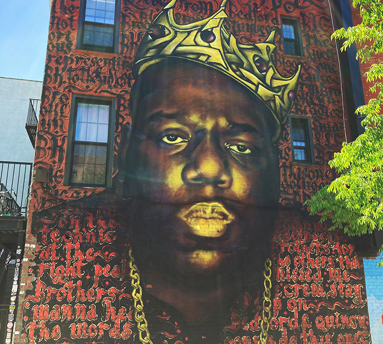neighborhood memorials in new york city rest in peace brooklyn notorious BIG