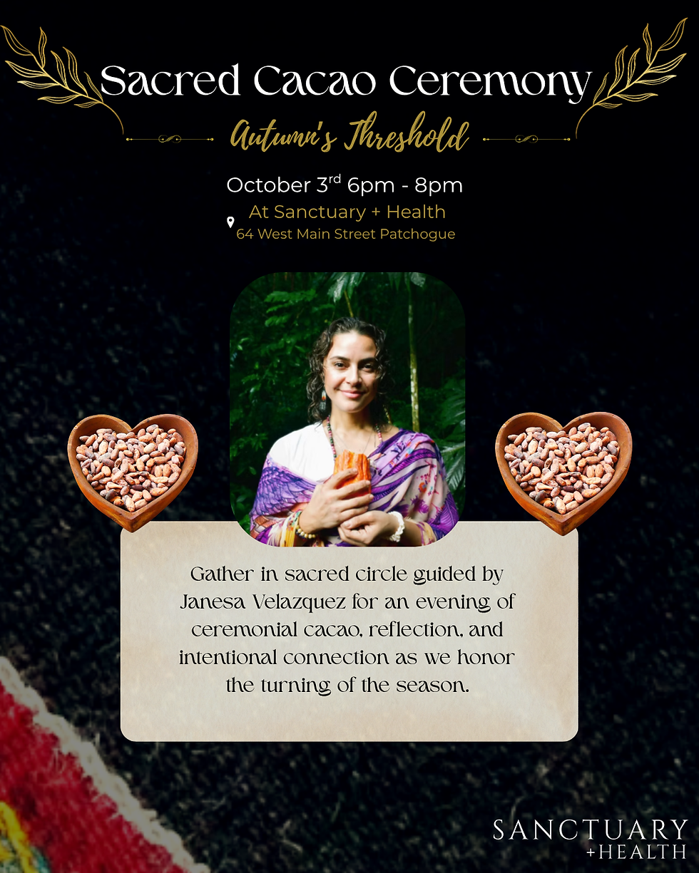 Sacred Cacao Circle: Autumns Threshold