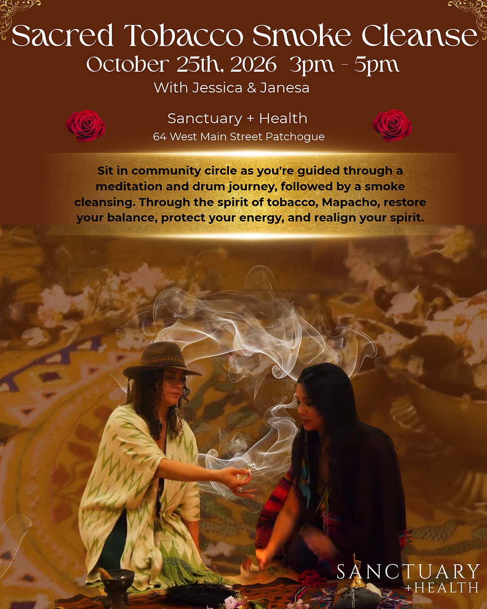 Sacred Tobacco Smoke Cleanse