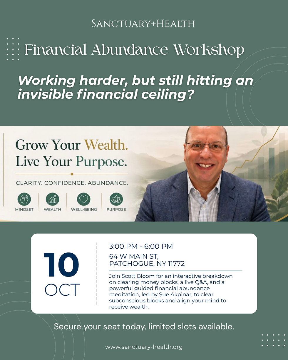 Financial Abundance Workshop with Scott Bloom