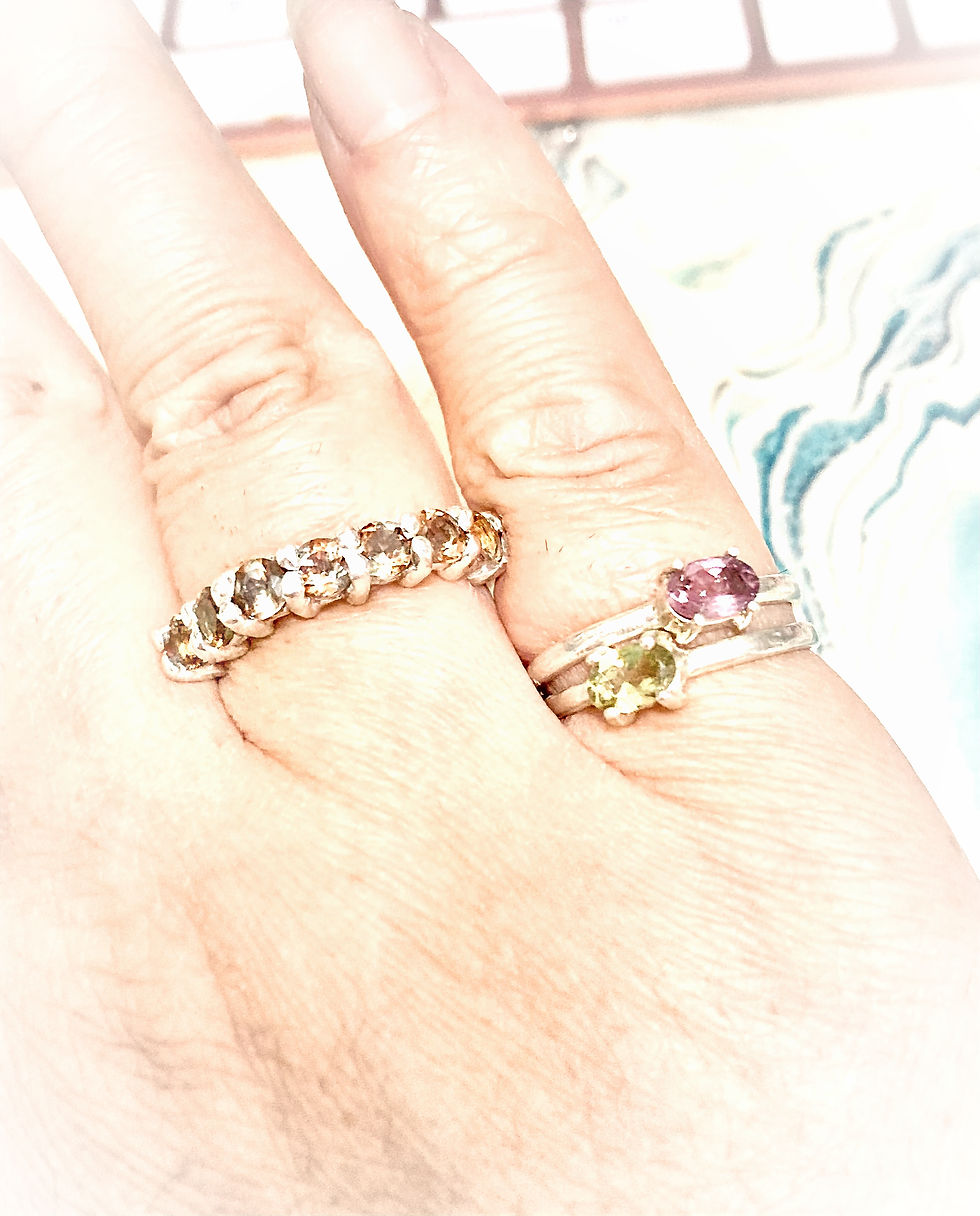 アンダルサイトとトルマリン