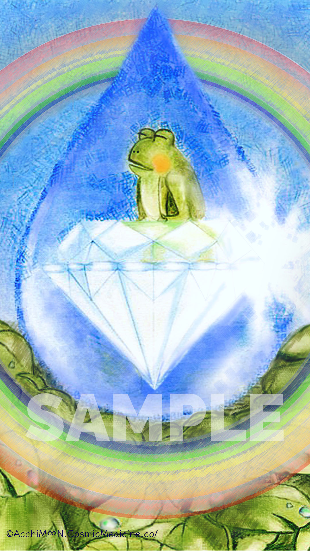 スマホお守り画像 かえる Cosmicmedicine スマホお守り画像 かえる Cosmicmedicine