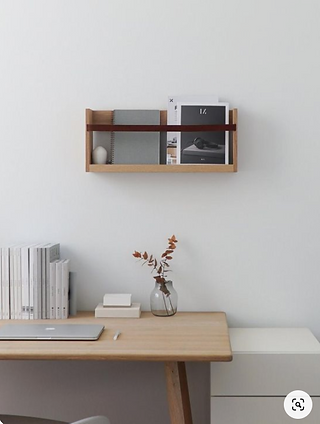 rangement deco bureau avec des étagères design