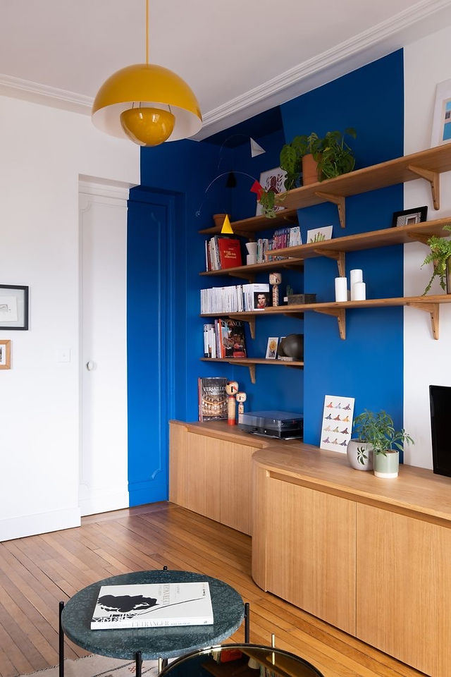 couleur au mur pour relever une pièce à part entière
