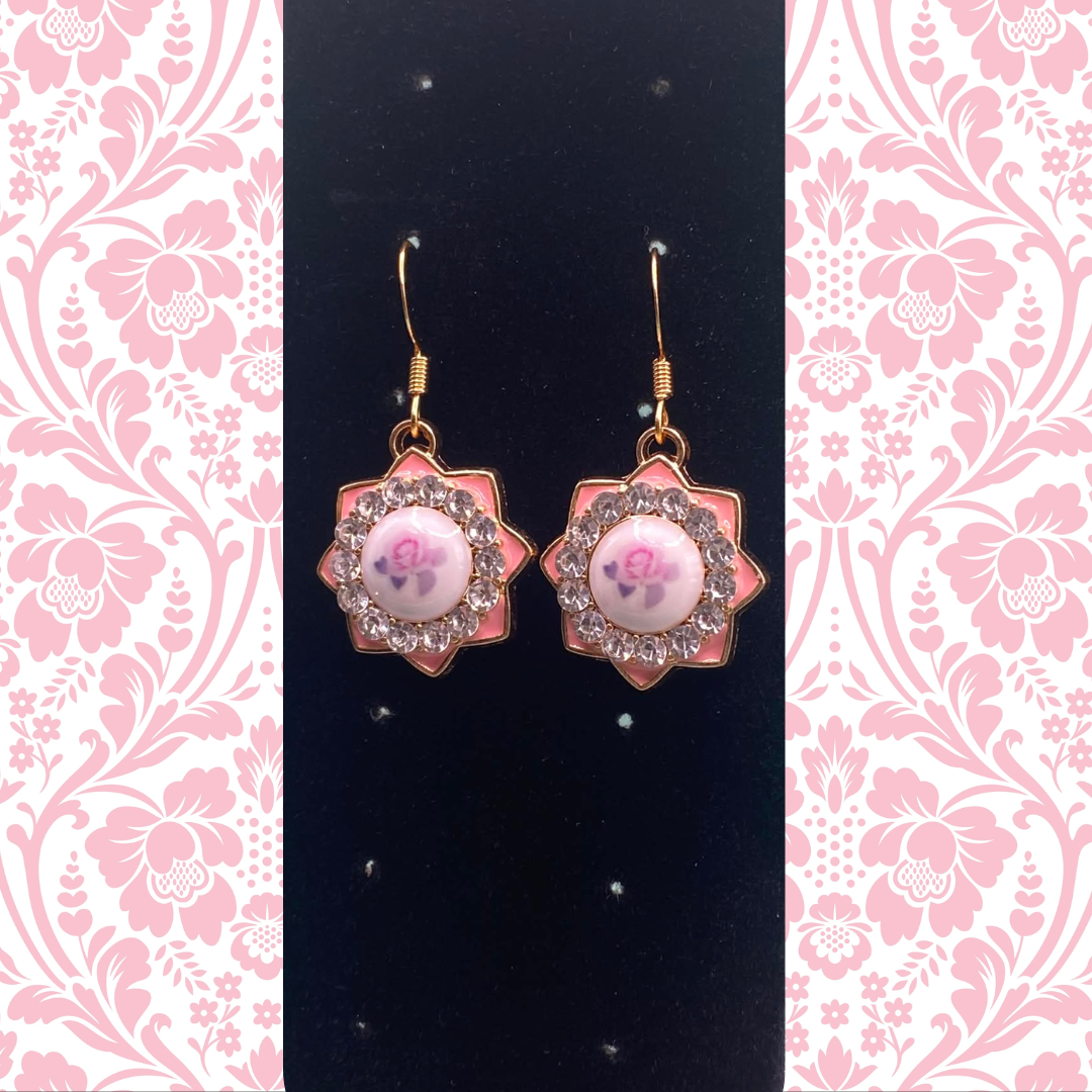 Dazzling Rose Garden Earrings