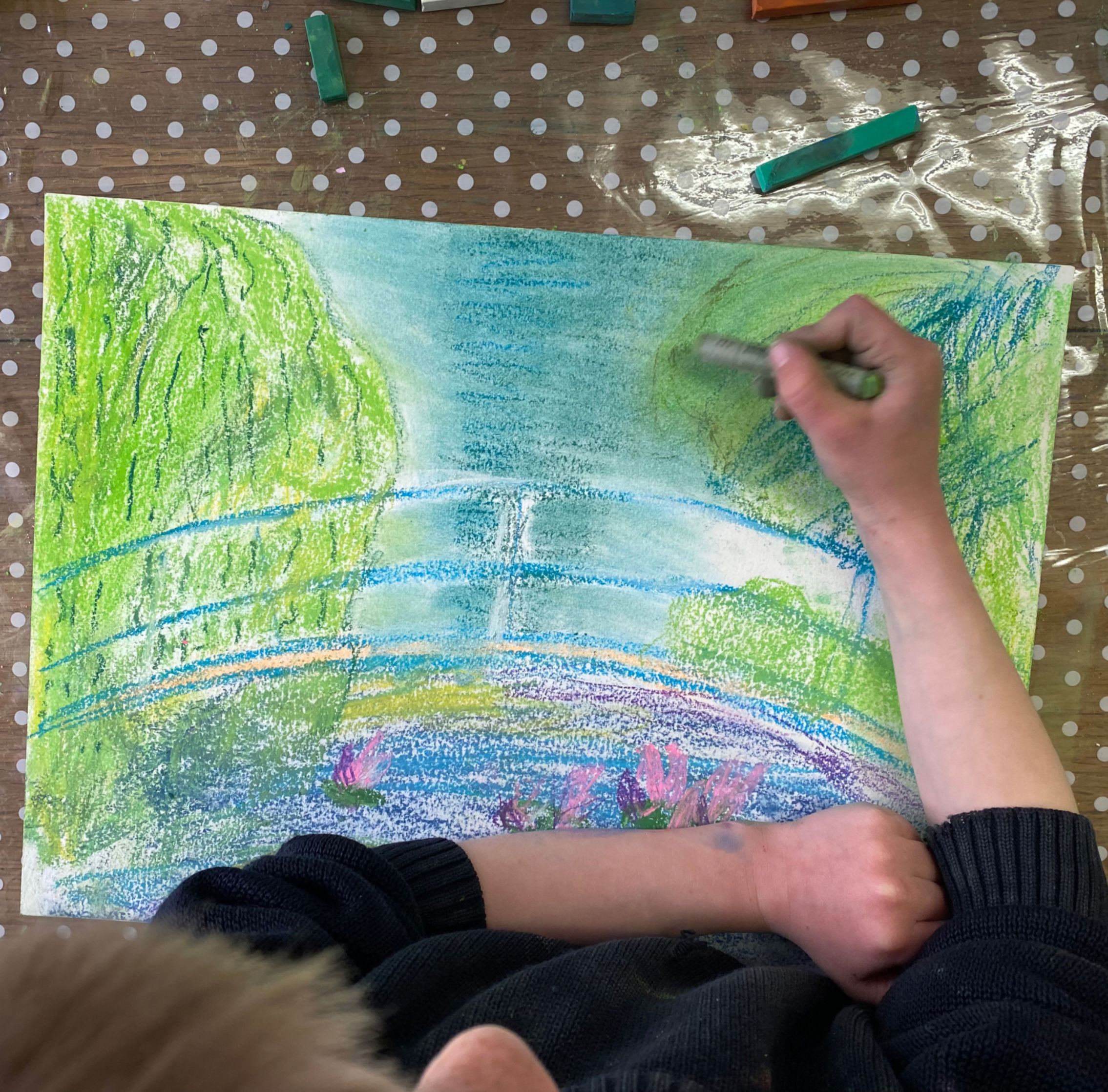 Pastels secs des Nymphéas de Monet (prix par personne)